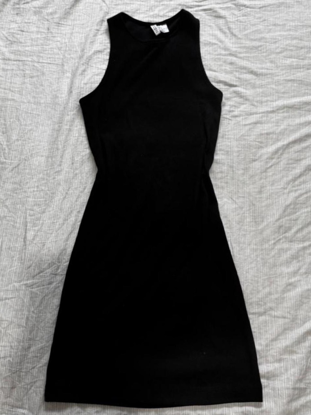 H&M Black Ribbed Tank Dress - Picture 2 of 3